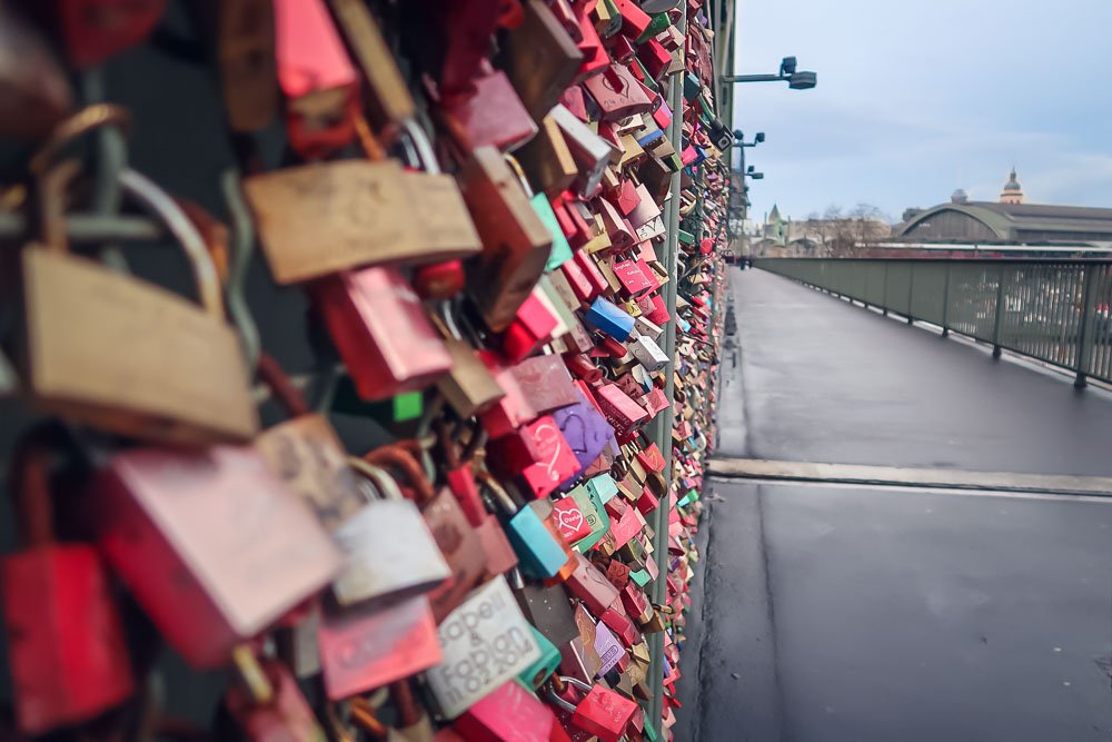 Love Lock Bridge in Cologne
