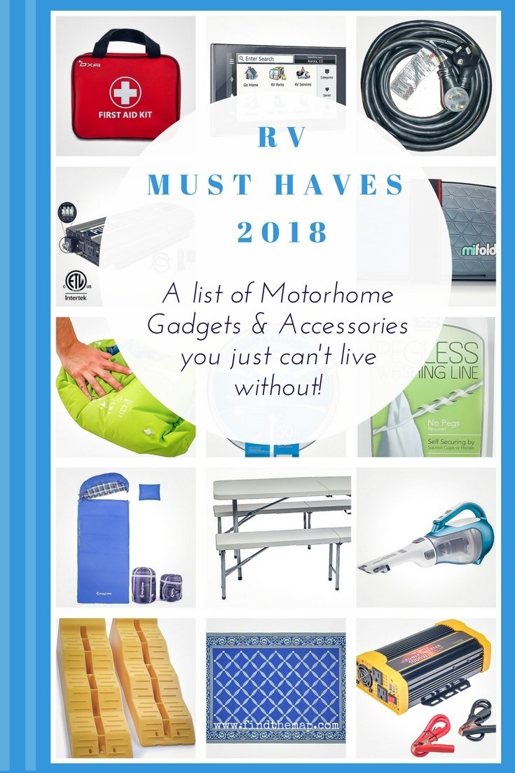 Here is a list of 2018 RV Must Haves. Those essential items that make life on the road run smoothly. Some are items you just wouldn't travel without and some items fall into the category of 'Home Comforts'. Find what they are and why they are so important.
