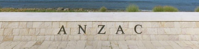 ANZAC Day at Gallipoli - ANZAC Cove ceremonial site ANZAC Day at Gallipoli - ANZAC Cove memorial