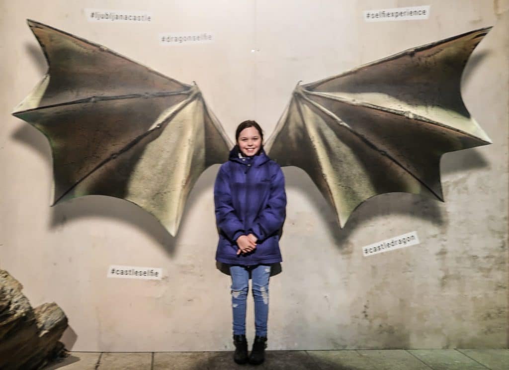 Dragons wings at Ljubljana Castle