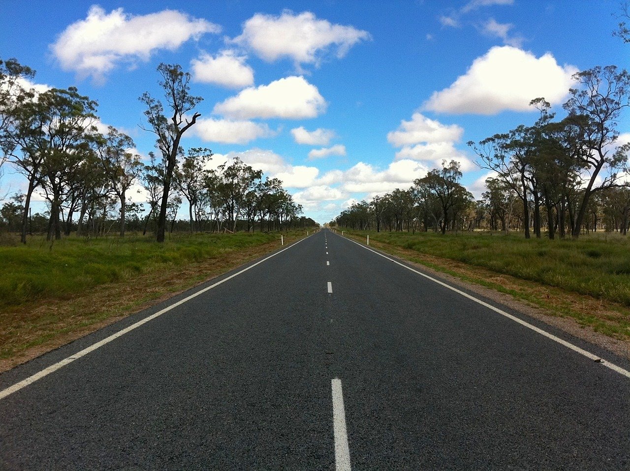 Open road in Australia